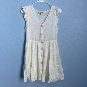 White sundress. Never worn just without tags.